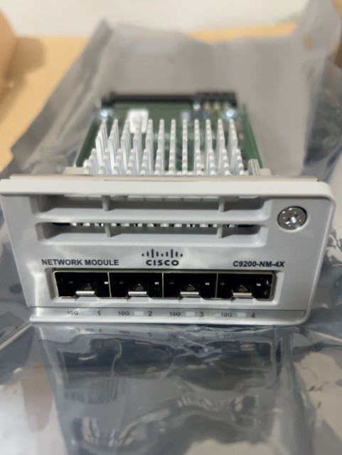 used Cisco C9200-NM-4X Catalyst 9200 Series Network Module ship DHL