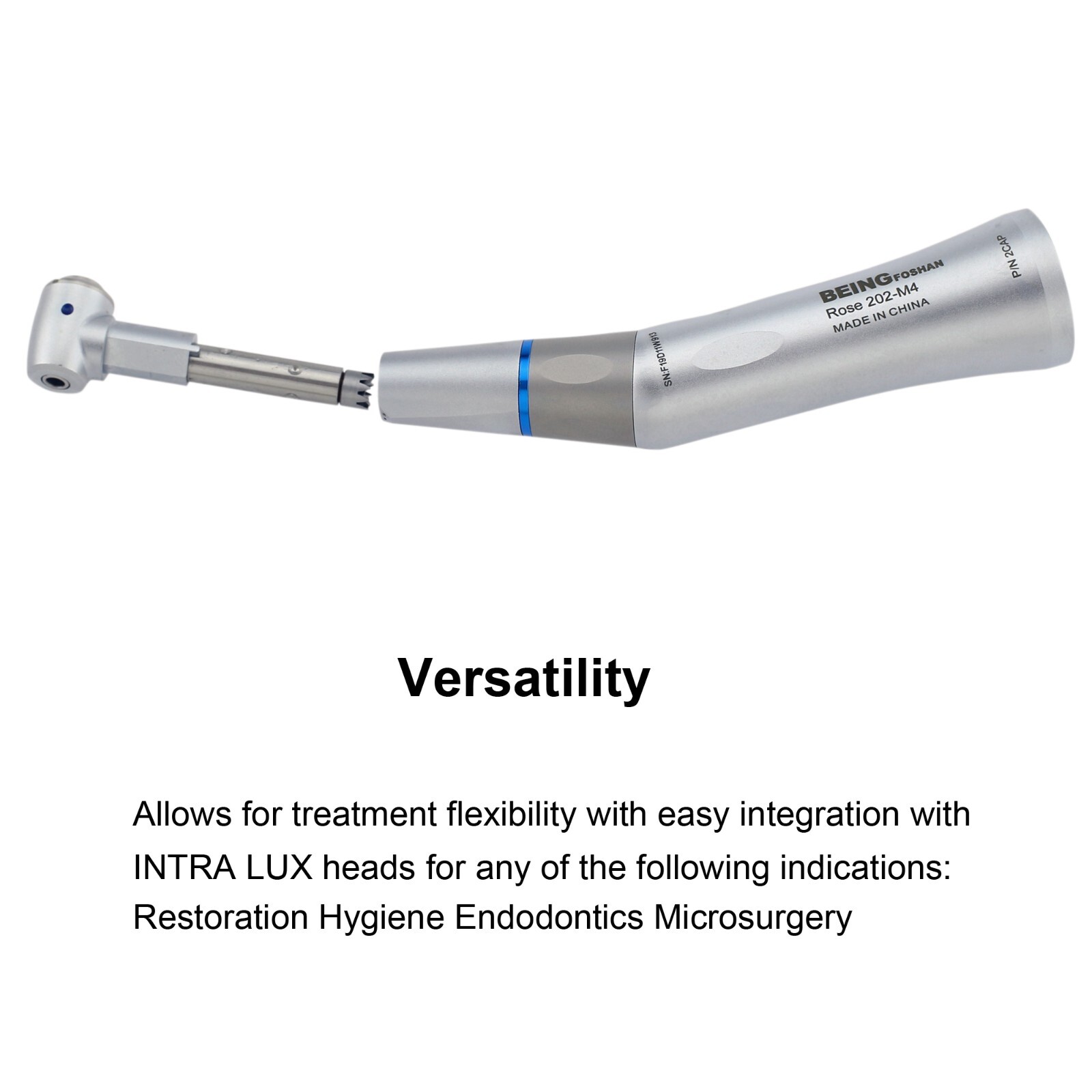 BEING Dental Air Motor 4 Hole Contra Angle Straight Handpiece Low Speed KAVO NSK
