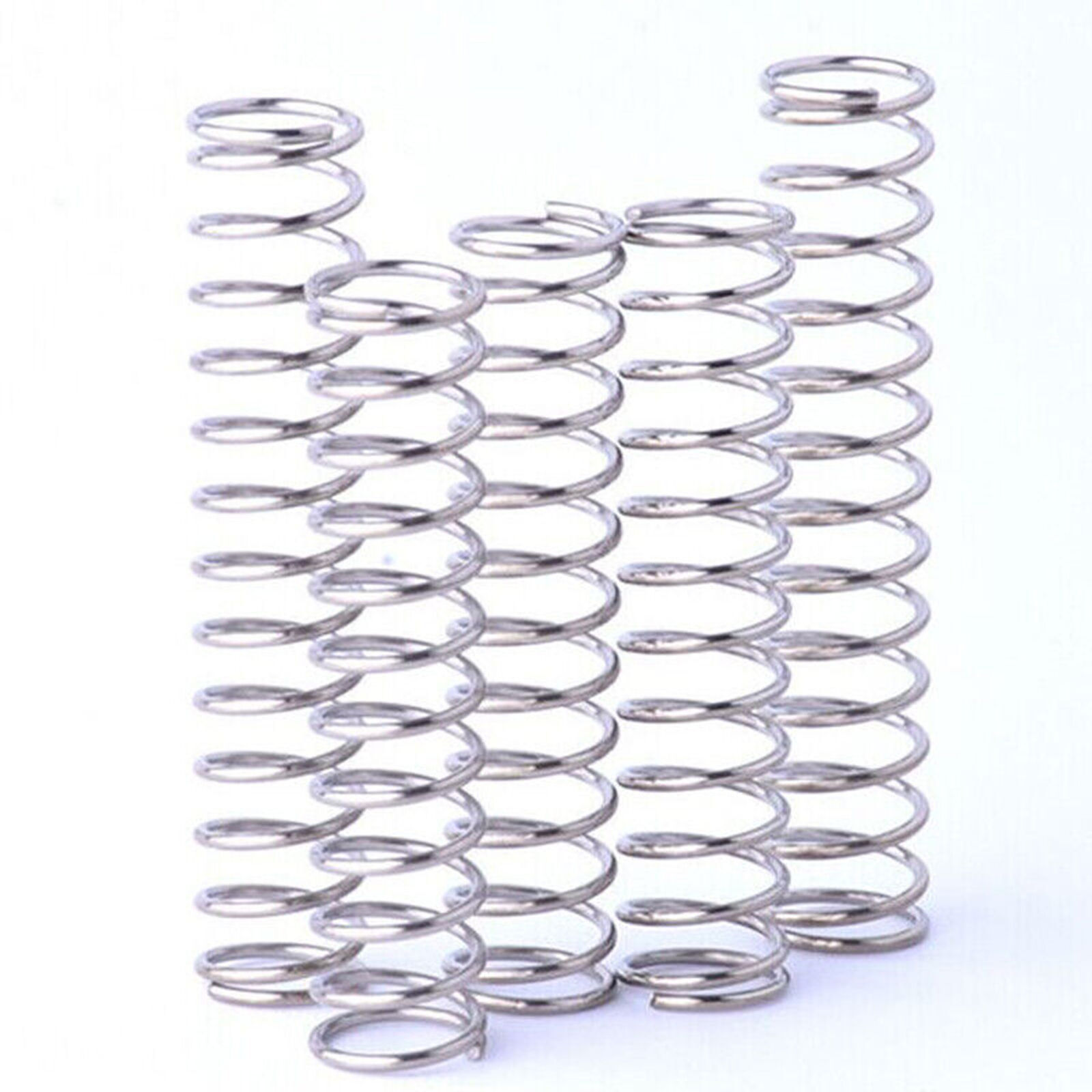 5pcs Wire Dia 0.3mm~1.2mm Stainless steel Small compression spring