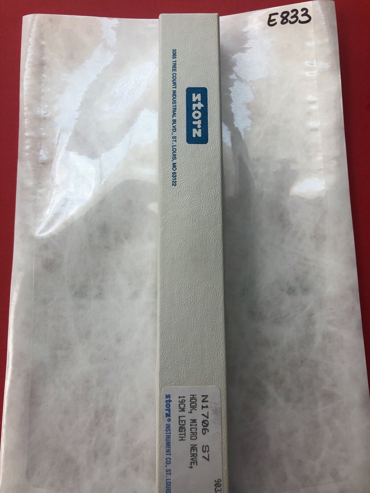 Karl Storz Micro Nerve Hook N1706 S7 ENT and Plastic Surgery Instrument