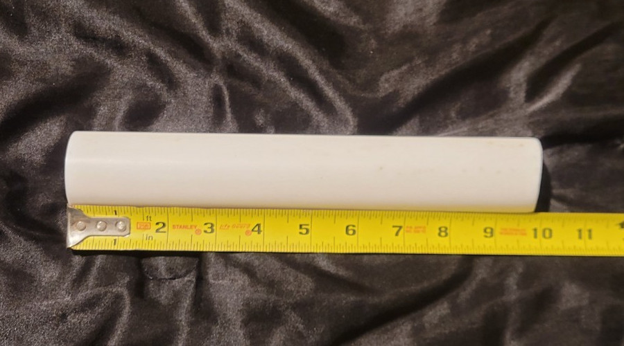Teflon 1 5/8 Dia Round Stock 9 1/2″ long (1.625 X 9.500) INV#W-90