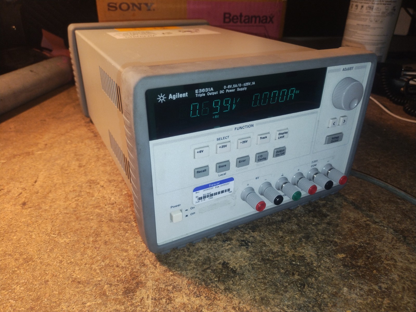KEYSIGHT TECHNOLOGIES E3631A Power Supply – Used