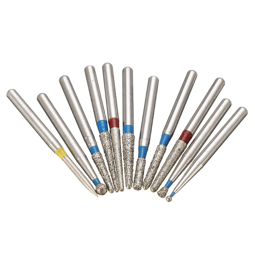 0.99 5Pcs Dental Diamond Burs for High Speed Handpiece FG1.60mm Polishing Burs