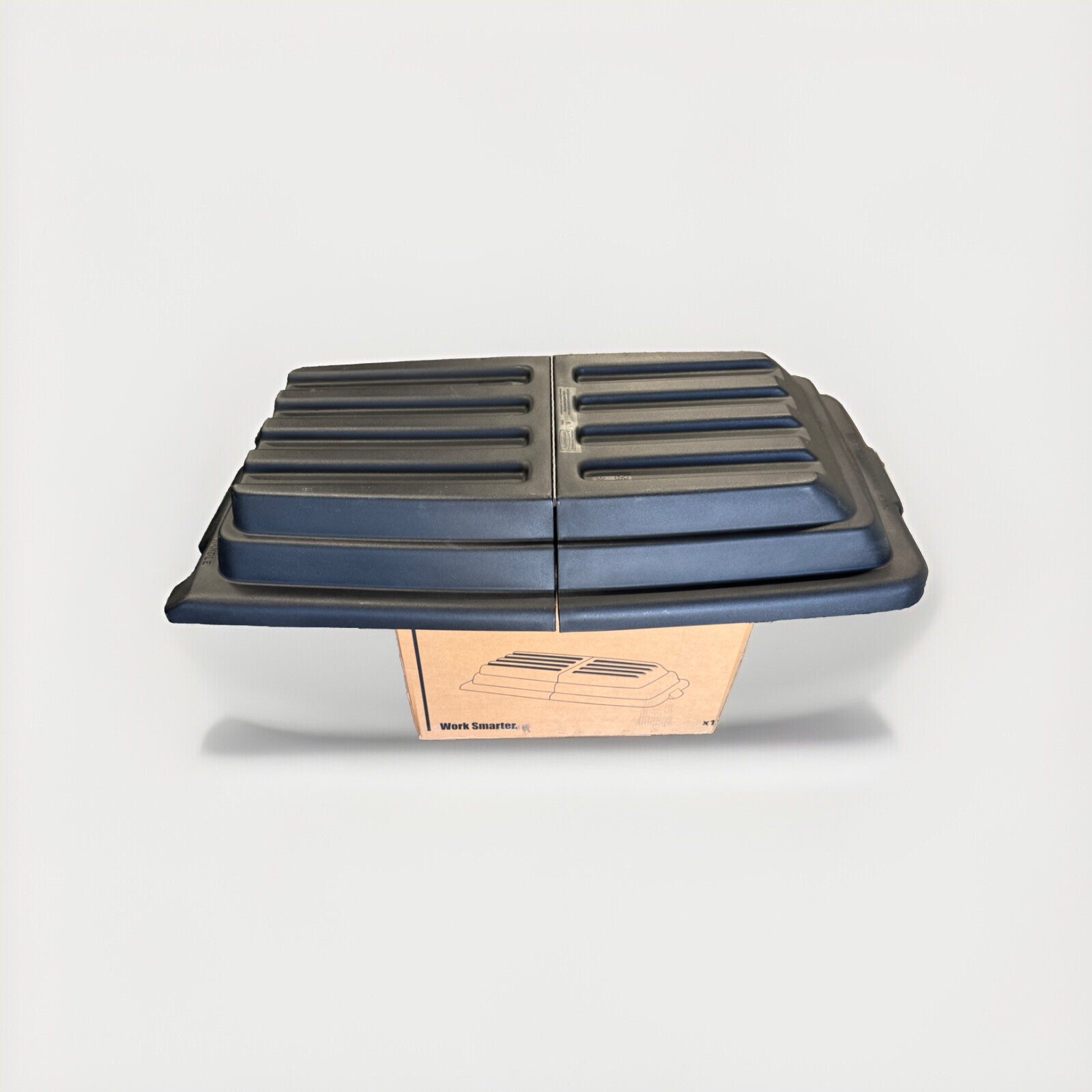 Rubbermaid Hinged Lid Fits Tilt Truck 0.75 Cu. Yard FG102800BLA New