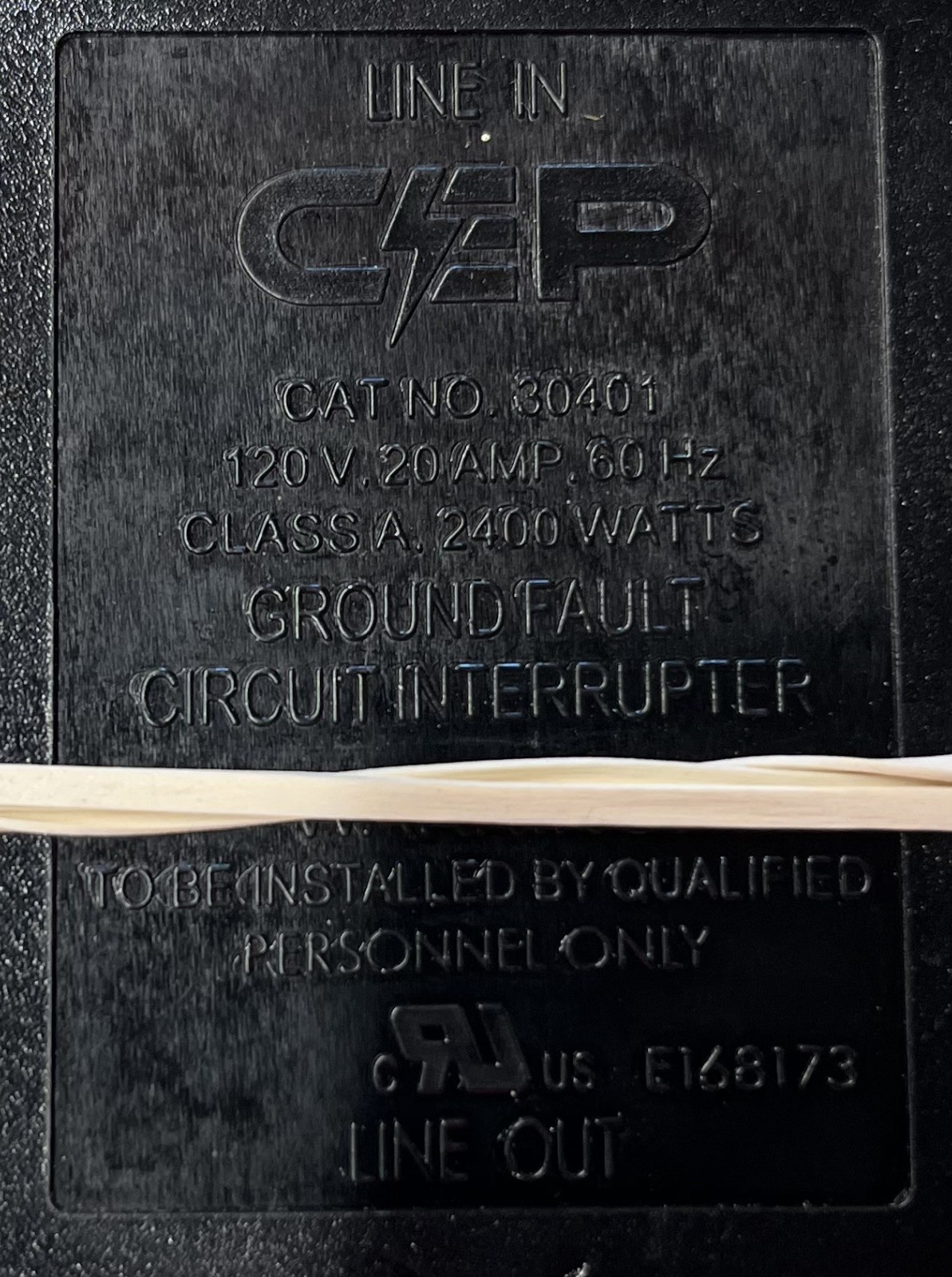 CEP Spider Box GFCI Module 20A 120V 2400W- 30401 , Used (BOX OF 6)