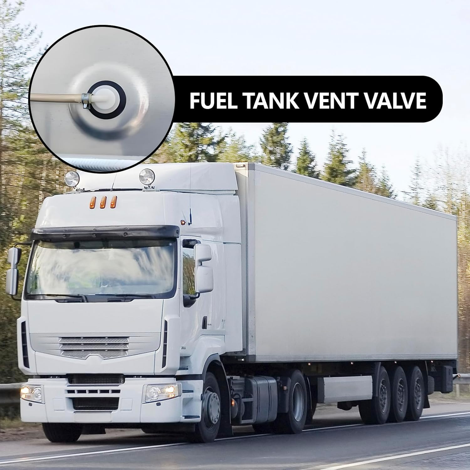 2 PCS Fuel Tank Vent Valve with Grommet Kit, Universal Gas Tank Vent Rollover Va
