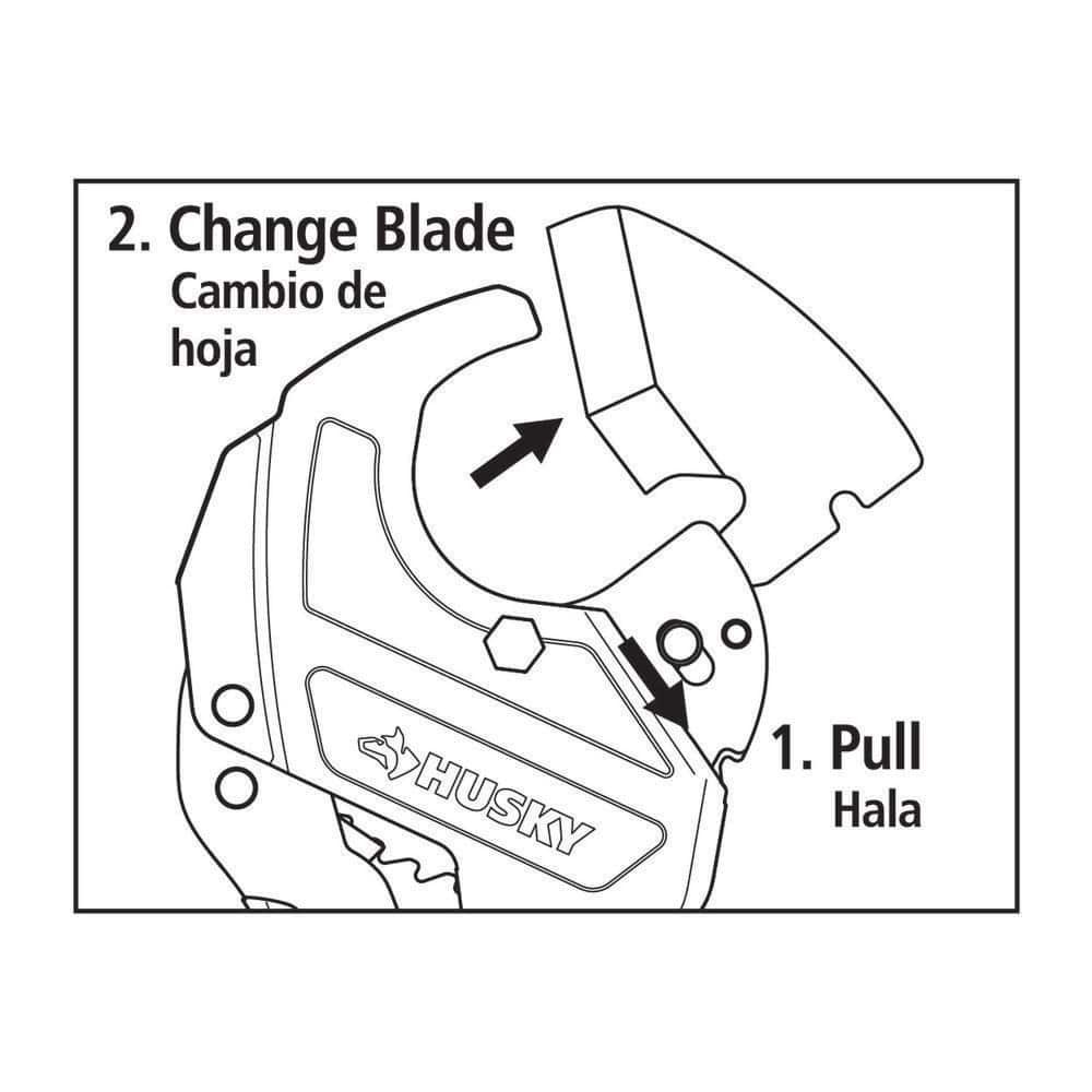 Husky Husky 2 in. Ratcheting PVC Cutter