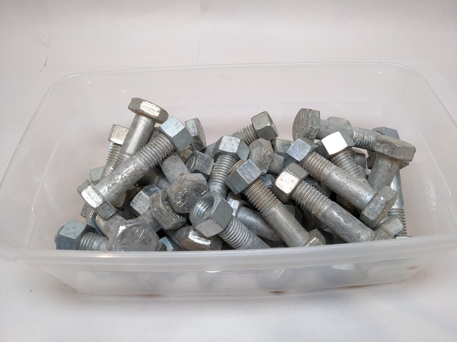 34) 3/4″-10 x 3″ Grade A325 Structural Hex Bolt Galvanized w/ Nuts (Ungraded)