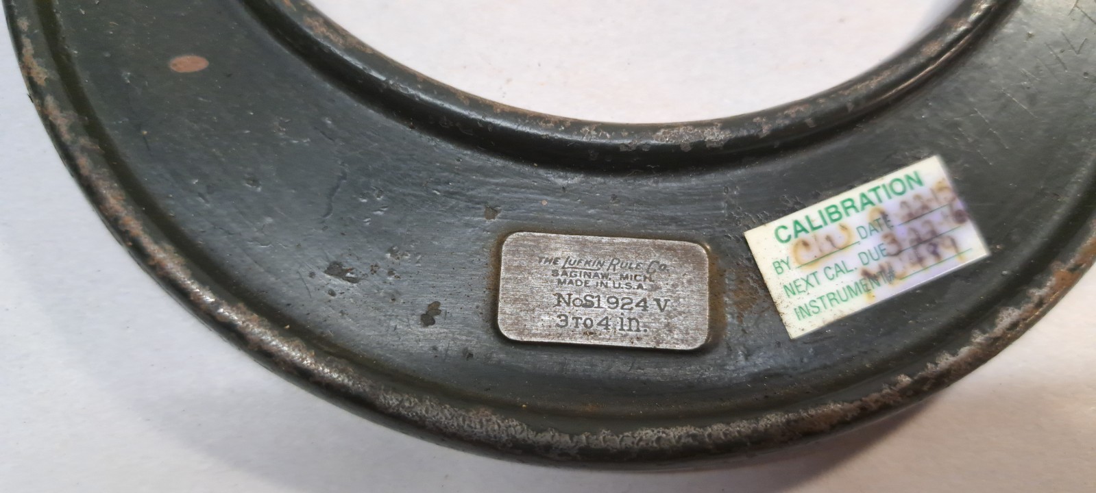 Lufkin No. 1924 V, 3″- 4″ Outside Micrometer Made In USA (60209)