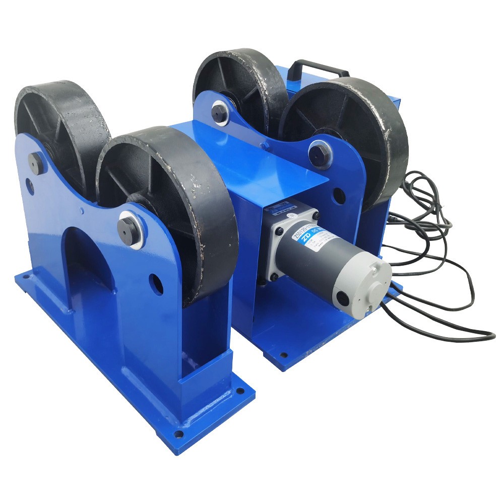 1T Welding Positioner Rotator Iron Roller Welding Pipe Turning Roll Control Box