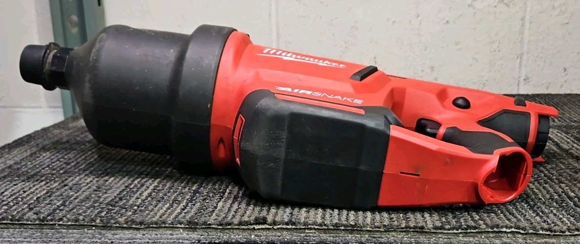Milwaukee Tools 2572A-21 Air Snake M12 Drain Cleaning Air Gun Kit – READ