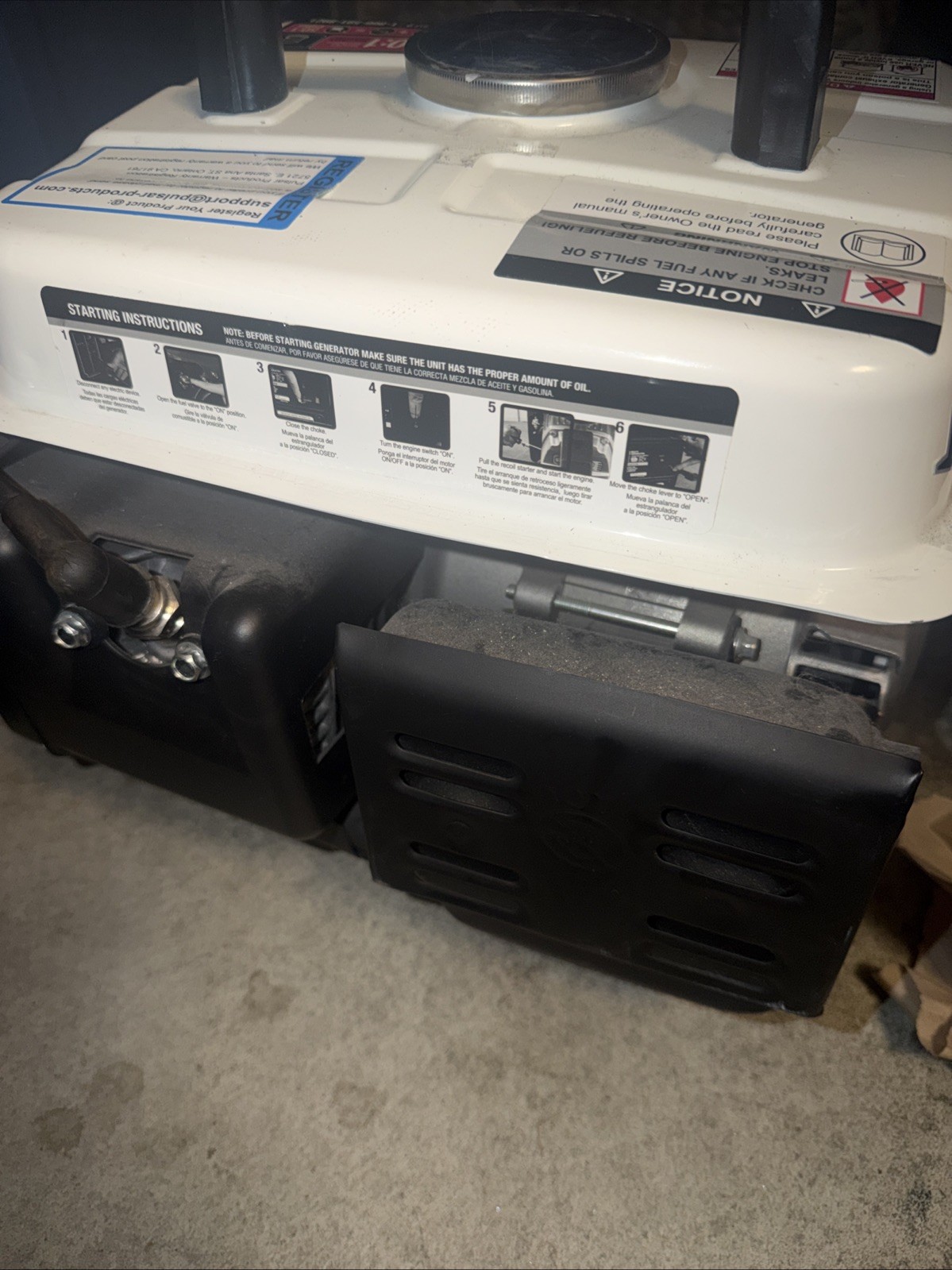 Pulsar 1200w/ Gas Generator – Never Used