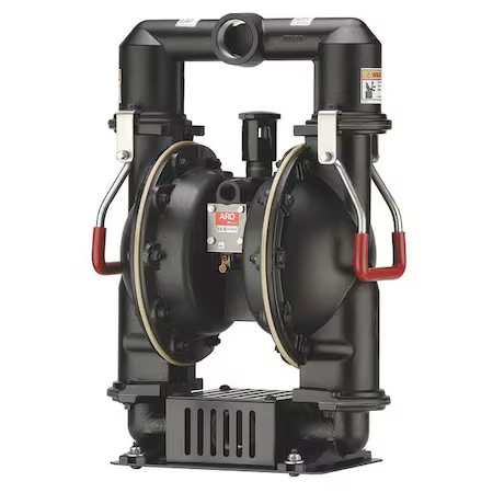 Aro 66M150-122-C Double Diaphragm Pump, Aluminum, Air Operated, Nitrile, 80 Gpm