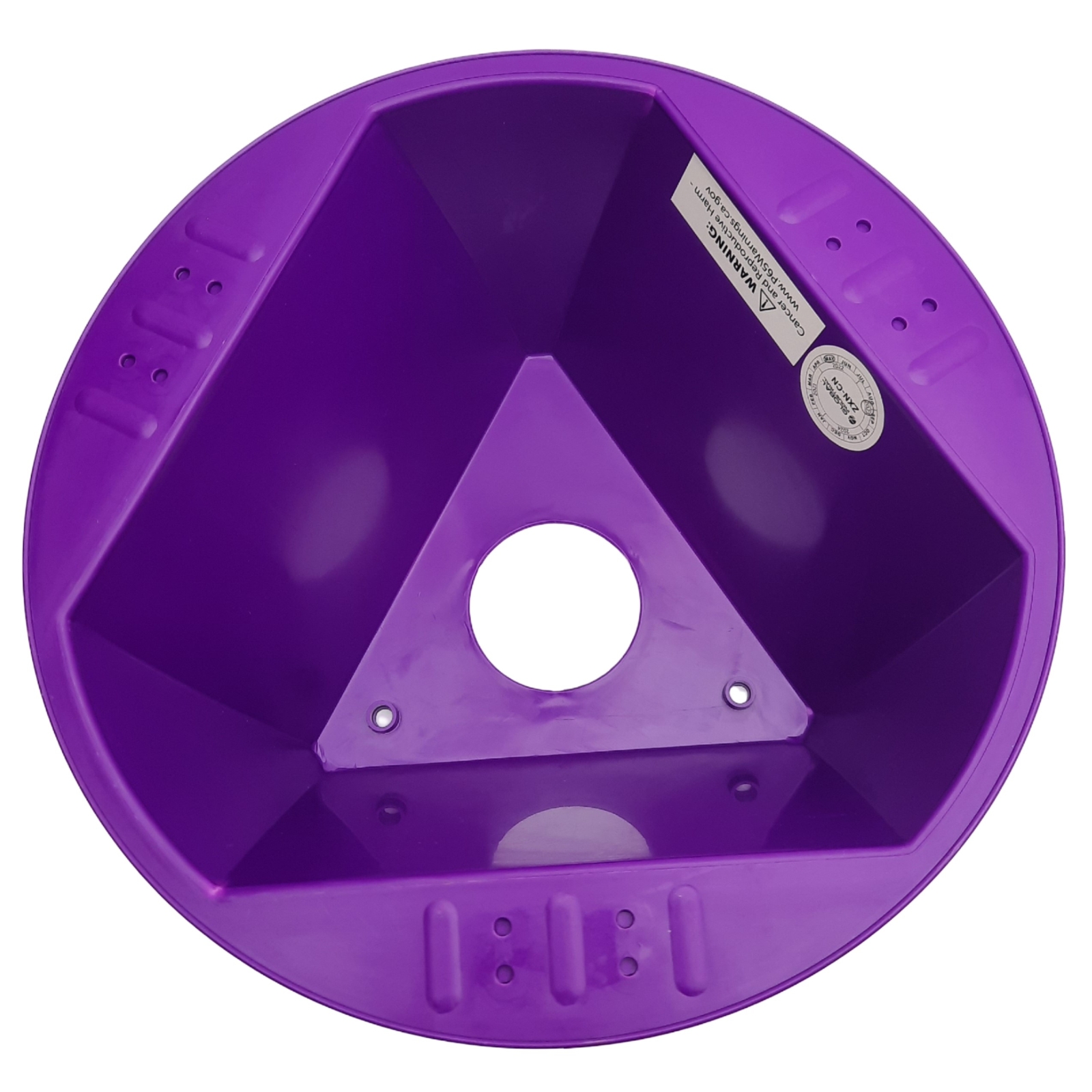 Lot of 5 Global Industrial 412429 Inventory Control Cone Purple, 5″ x 10″ x 10″