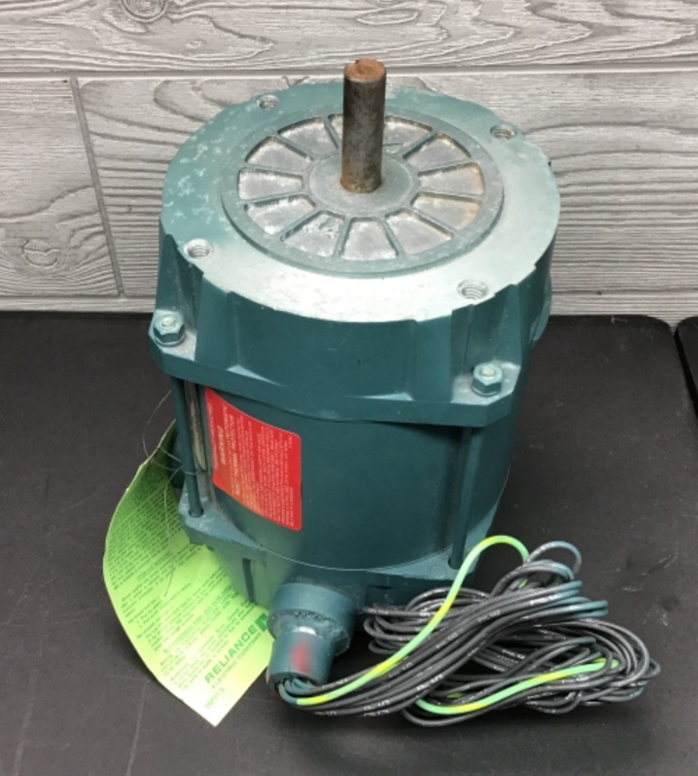 Reliance P56H2338M-VN A-C Motor 1/2 HP 3 PH 208-230/460V 1725 RPM Frame HP56C