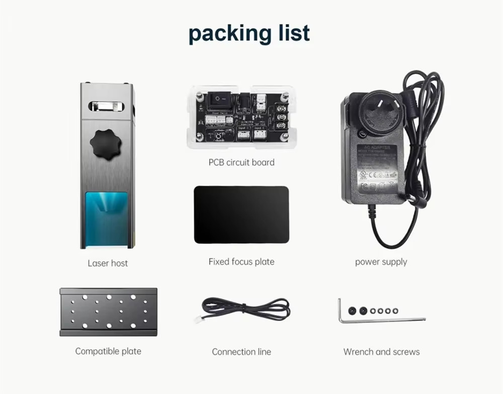 ATOMSTACK M50 Laser Module, 50W Laser Engraver Module with Double Ultra-Fine Co