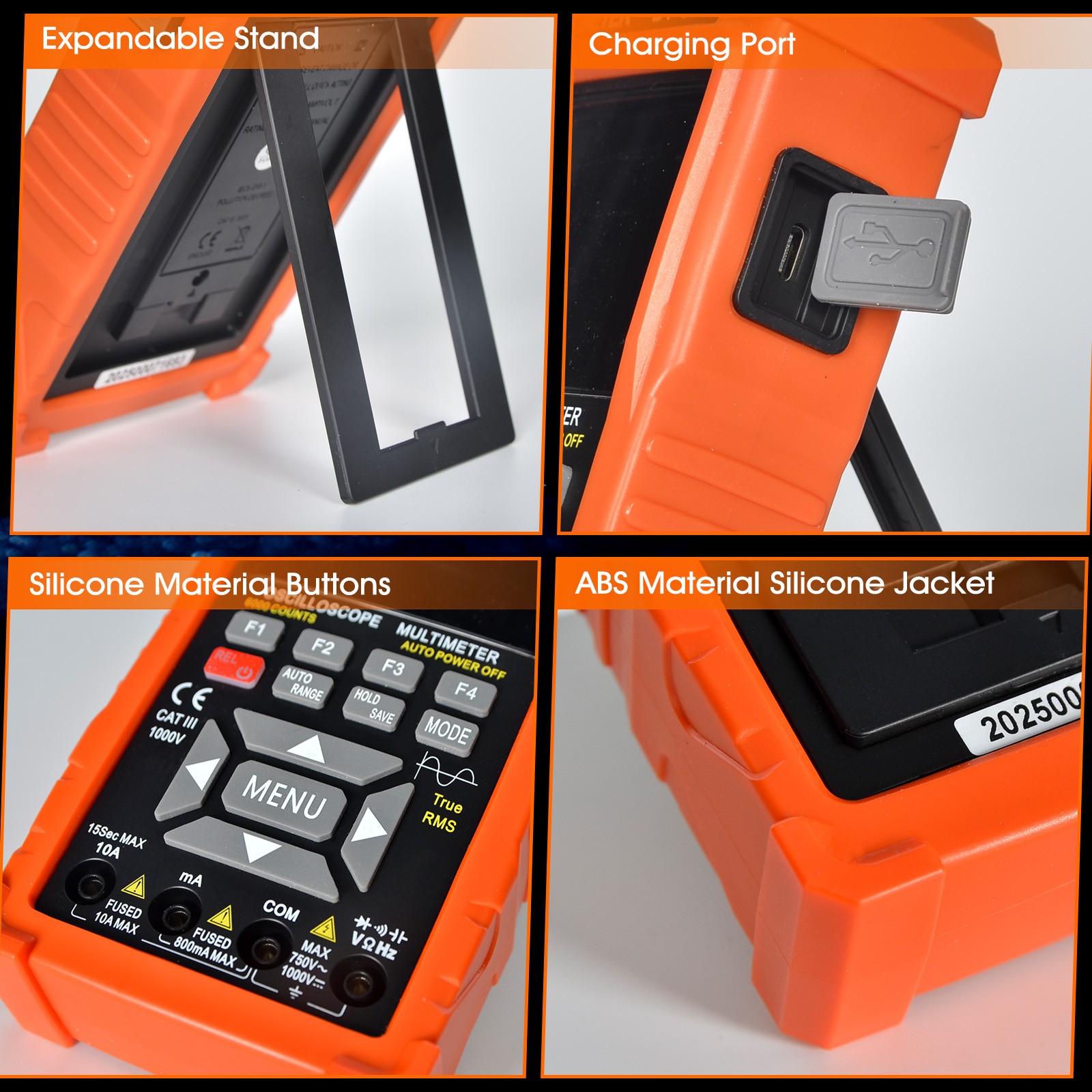 Digital 3in1 Oscilloscope Multimeter AUTO Signal Generator 1000V 50MHz Handheld