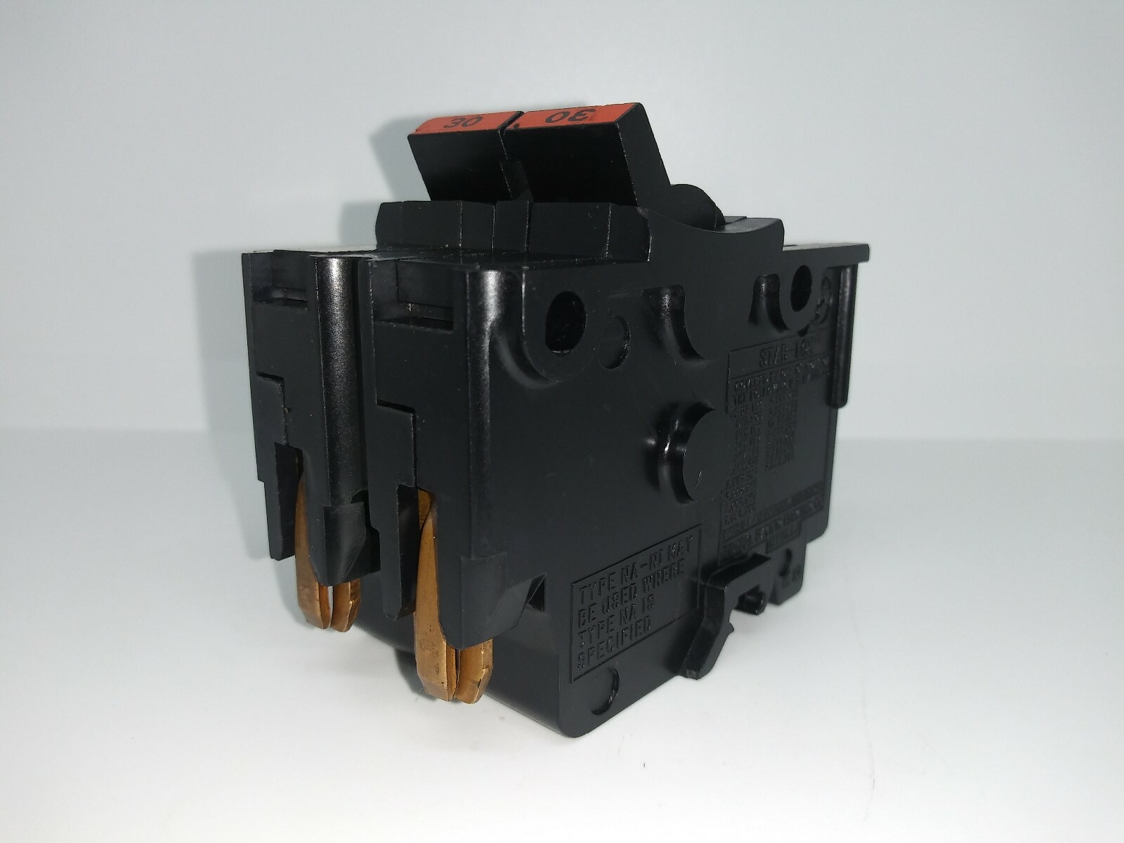 FPE Federal Pacific NA230 Stab Lok 30 Amp 2 Pole Circuit Breaker THICK NA RED