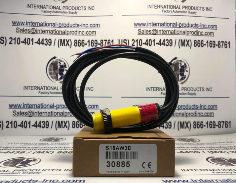 Banner Engineering S18AW3D Photoelectric Sensor – New No Box
