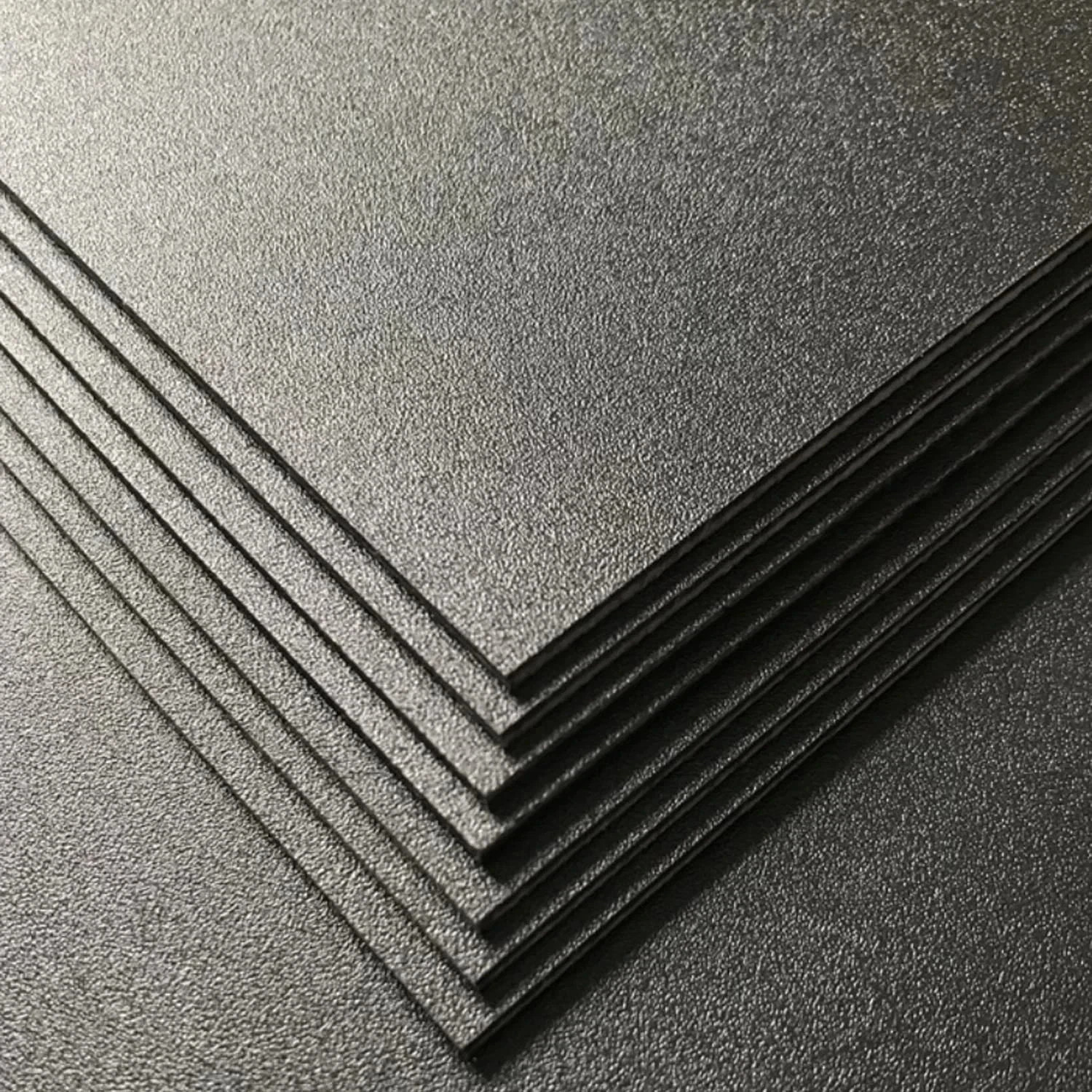 Pack of 2 ABS Plastic Sheet, Black Plastic Sheet 8″ x 12″ x 1/8″ Thick (3mm)