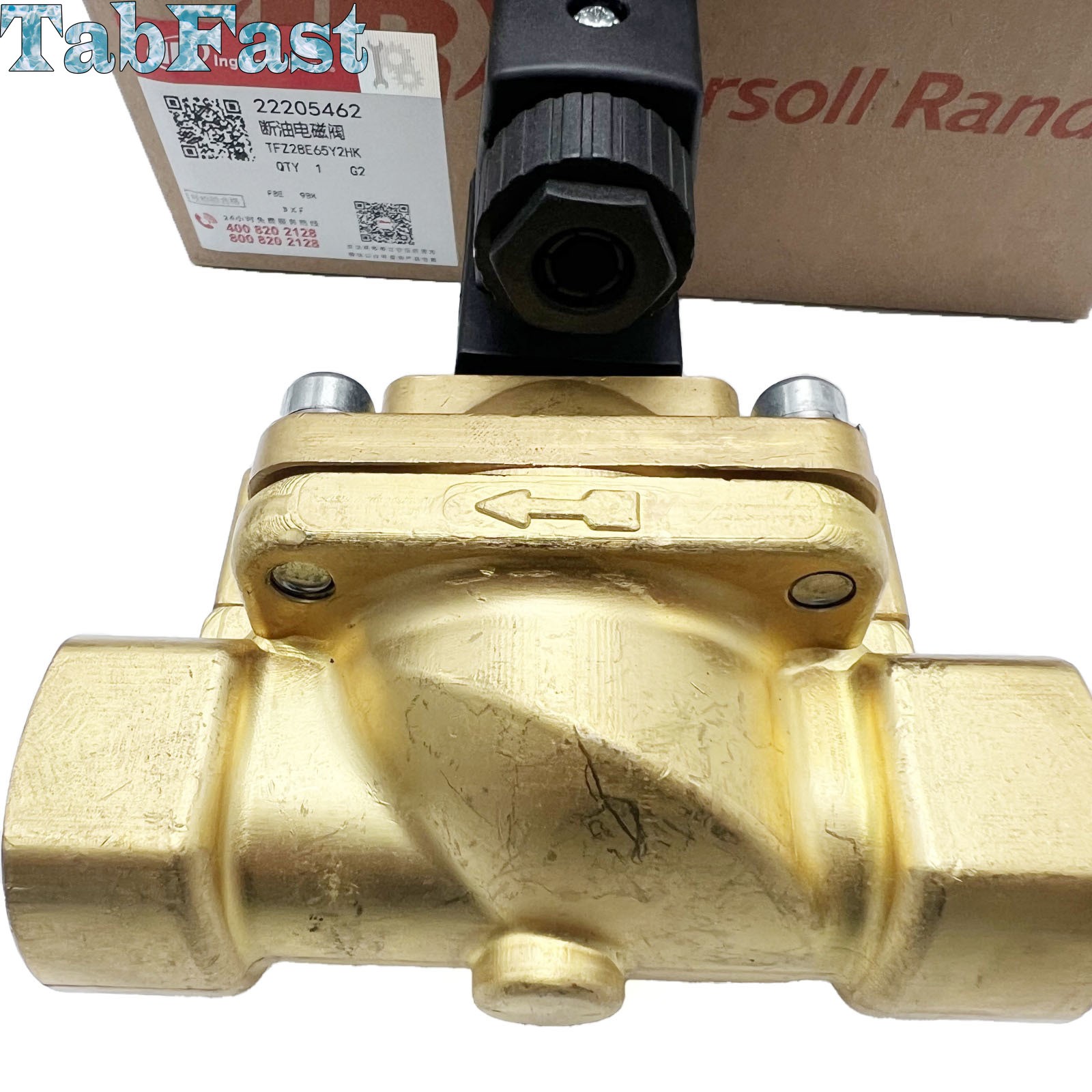 22205462 Rev C 2/2 Way Solenoid Valve 8W Pmax246 for Ingersoll Rand 110-220v