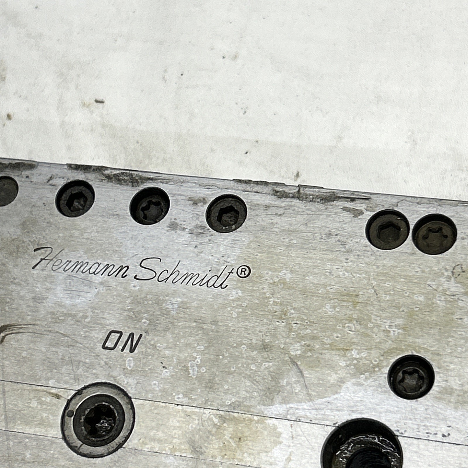 hermann schmidt Stainless Steel Magnetic Chuck. Ems For Wire Edm Single Pole