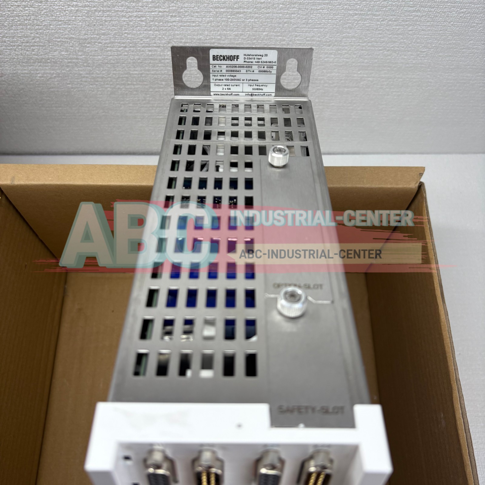 1PCS New Beckhoff AX5206-0000-0202 Digital Compact Servo Drive##P
