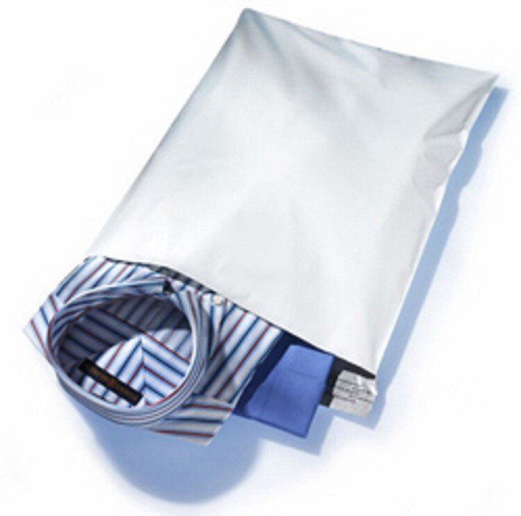 100 12X15.5 White Poly Mailer Self Sealing Shipping Envelopes Bags 12”X15.5” #5
