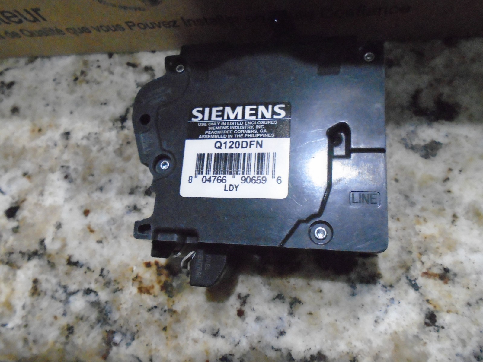 SIEMENS Q120DFN 20AMP DUAL FUNCTION COMBINATION ARC FAULT & GFI BREAKER NEW