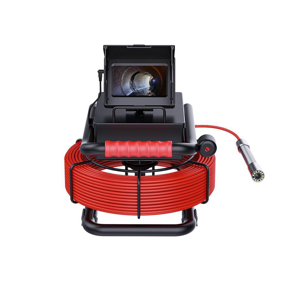 ESANHAO Sewer Camera 98ft/30m Pipe Inspection Camera HD Drain 4.3in LCD Monitor