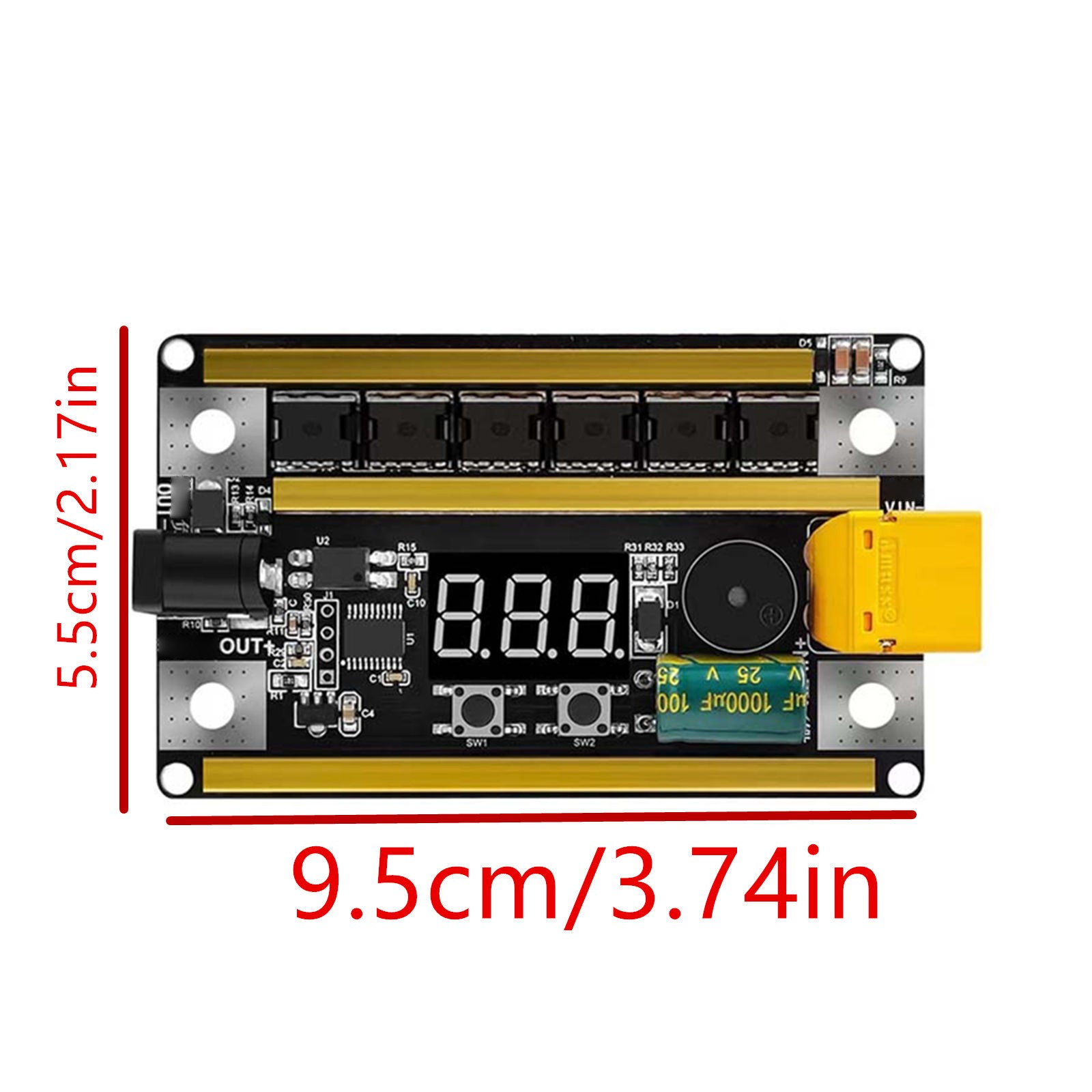 DIY Portable Mini Spot Welder Machine 8-24V Voltmeter For 18650 Lithium Battery