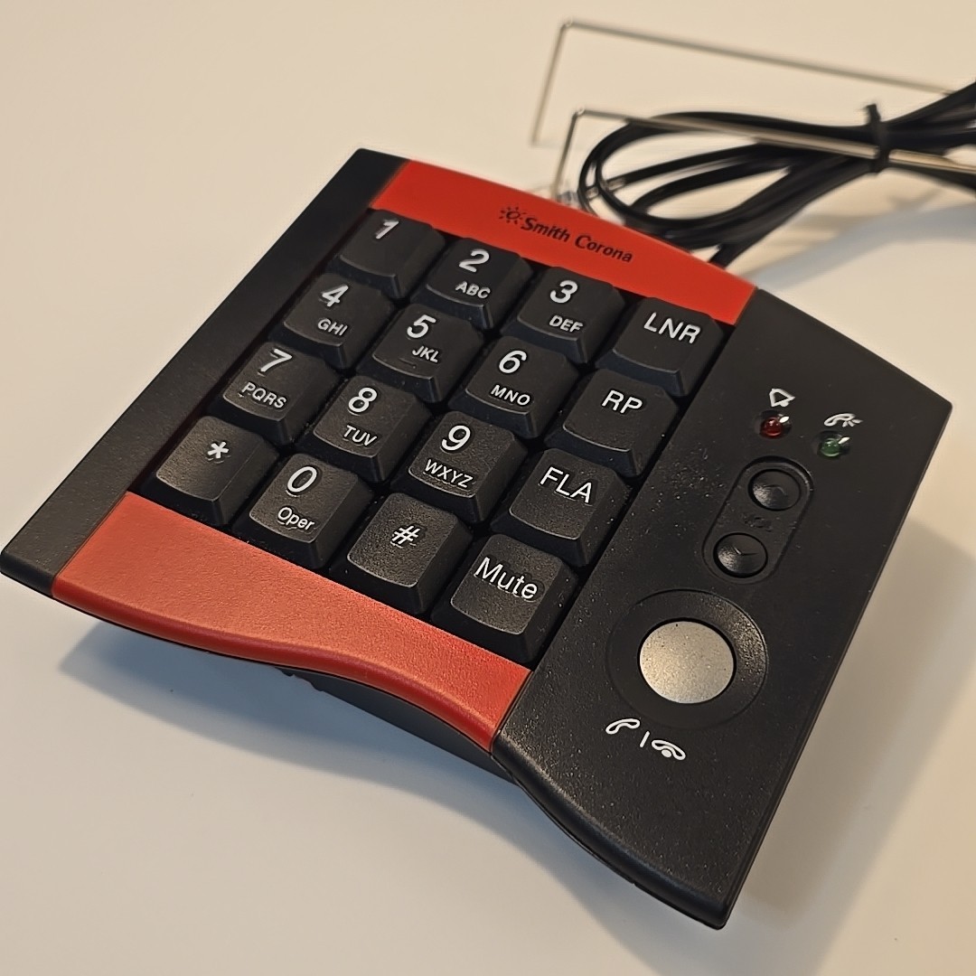 Smith Corona HP100 Headset Phone Dial Pad for Work From Home Office W Hanger