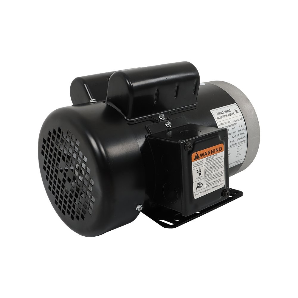 5HP Electric Motor 3450RPM 56C Frame 5/8″ Shaft 60HZ TEFC Single Phase 208-230V