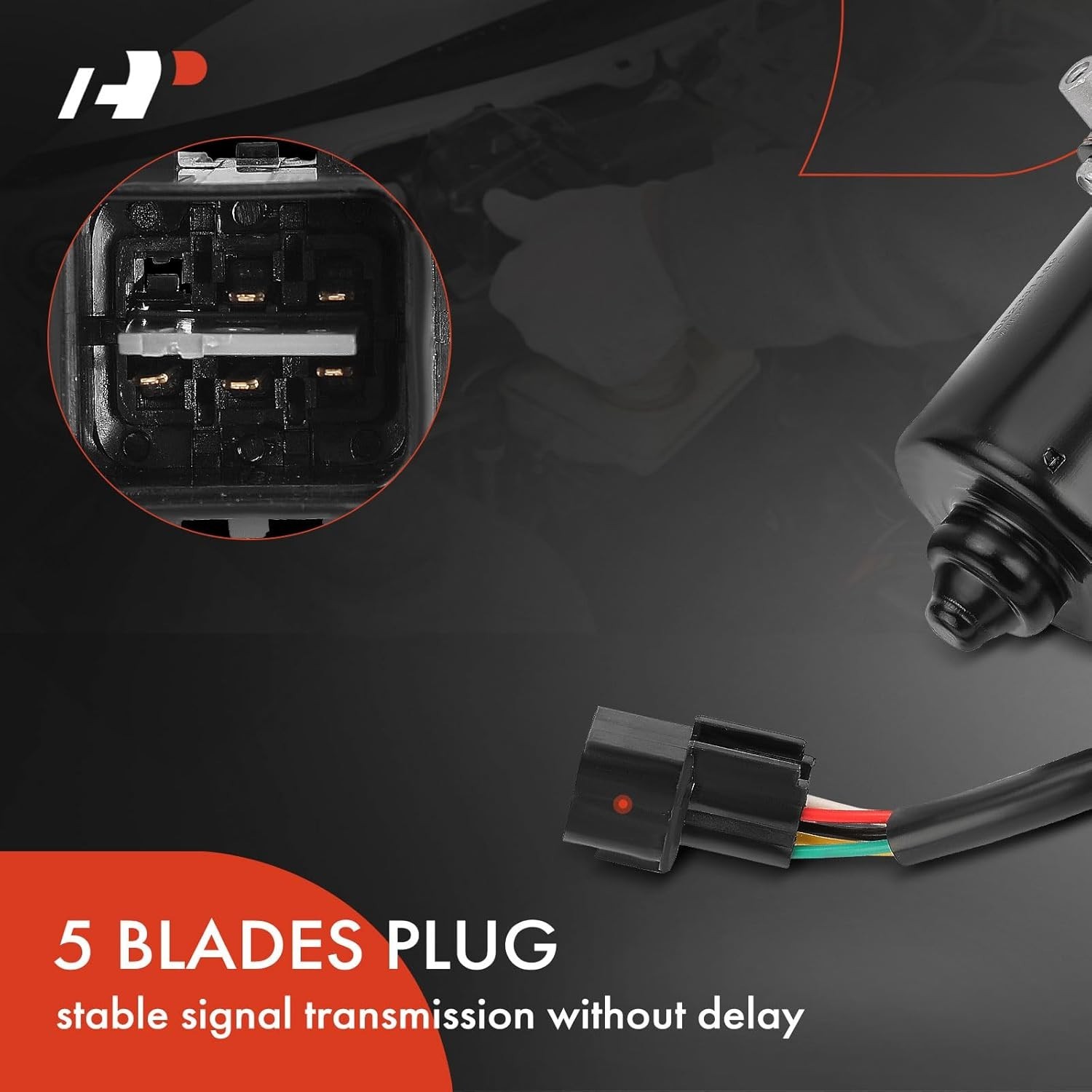 Front Windshield Wiper Motor Without Washer Pump Compatible with Sport Util