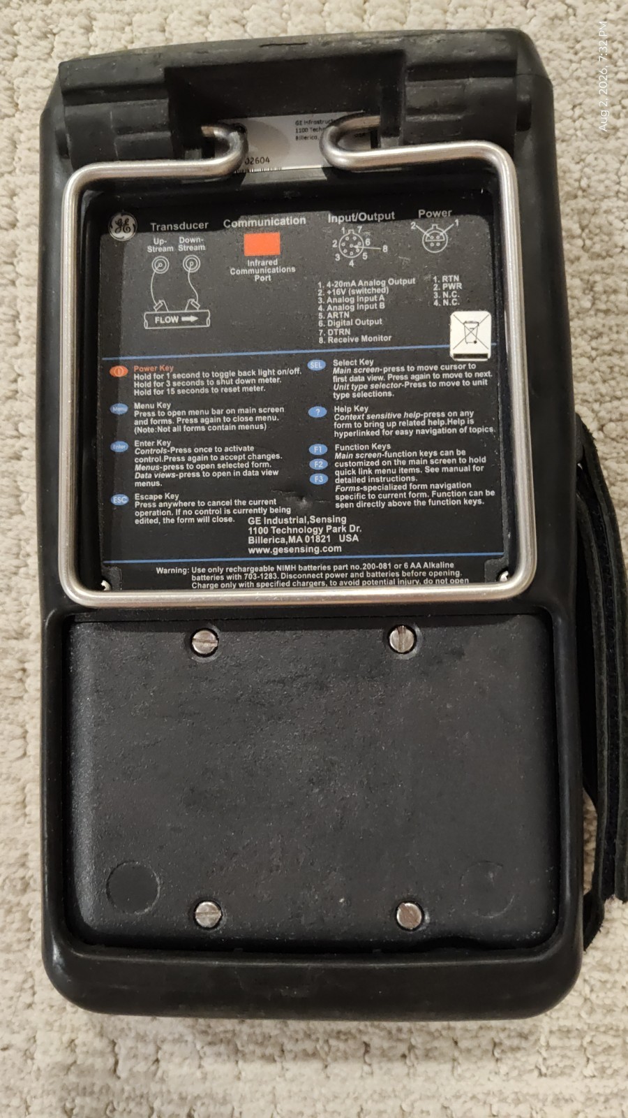 GE Panametrics PT878 Liquid Flowmeter