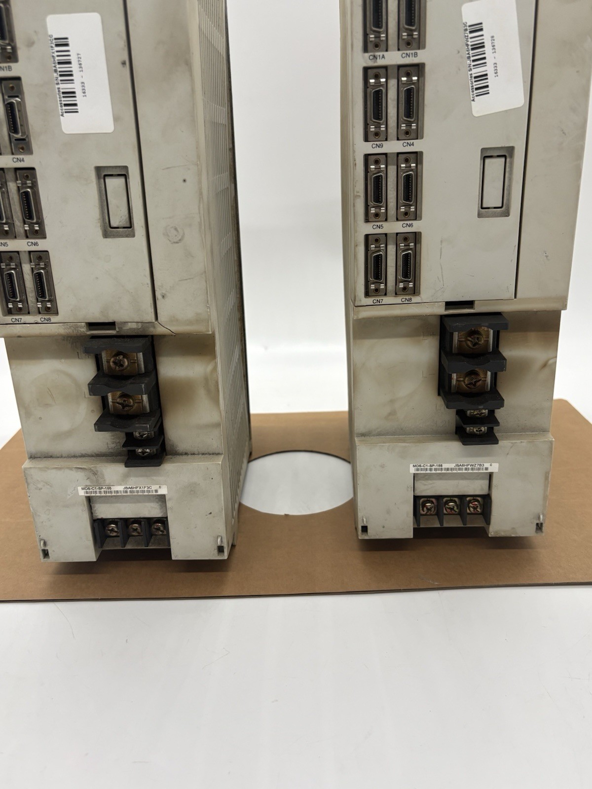 2x MITSUBISHI SPINDLE DRIVE UNIT MDS-C1-SP-185 Untested Free 30 day return