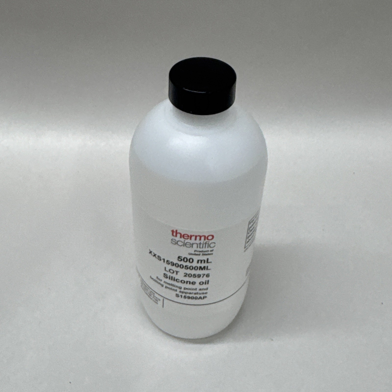 THERMO SCIENTIFIC Laboratory 500mL Silicone Oil S159500 NEW For Oil Baths