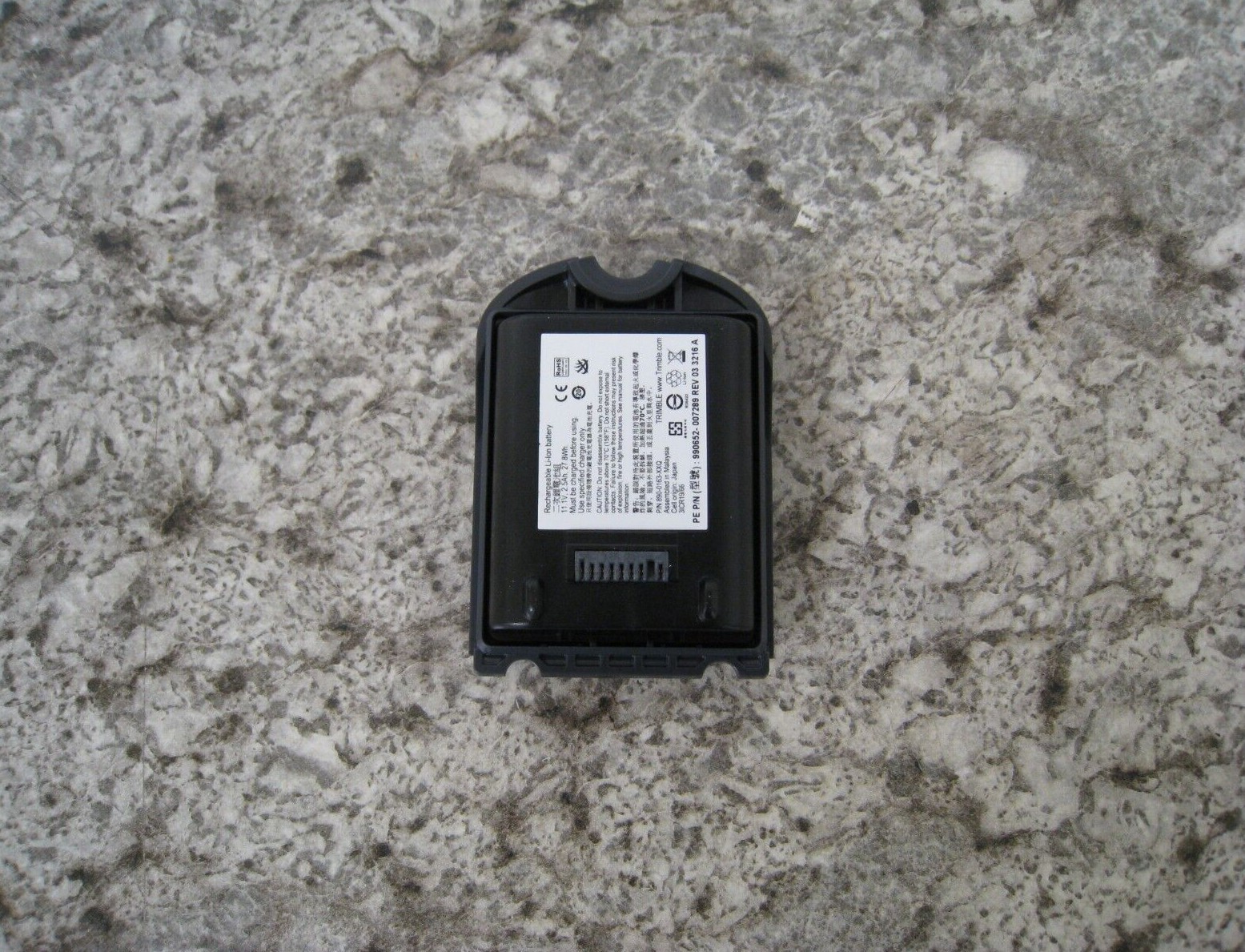 OEM Trimble 890-0163-XXQ 11.1V 2.5Ah 27.8Wh Spectra Ranger 3 Li-Ion Battery Used