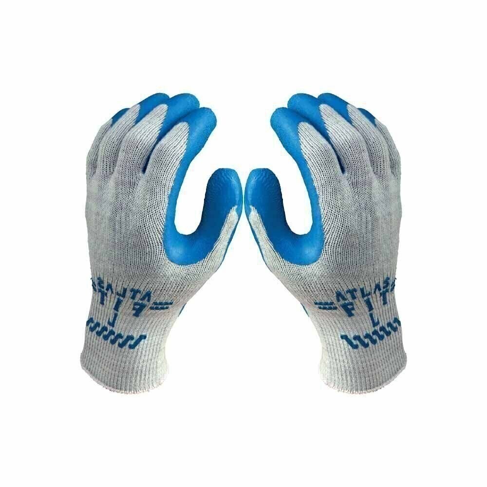 Atlas Showa 300 Fit Rubber-Coated Super Grip Gloves – SIZE XXL 1 DOZEN