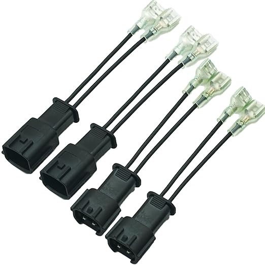 Car Horn Connector Adapter Wiring Harness, 2+2 Pack Pigtail Model: Hyundai/Kia