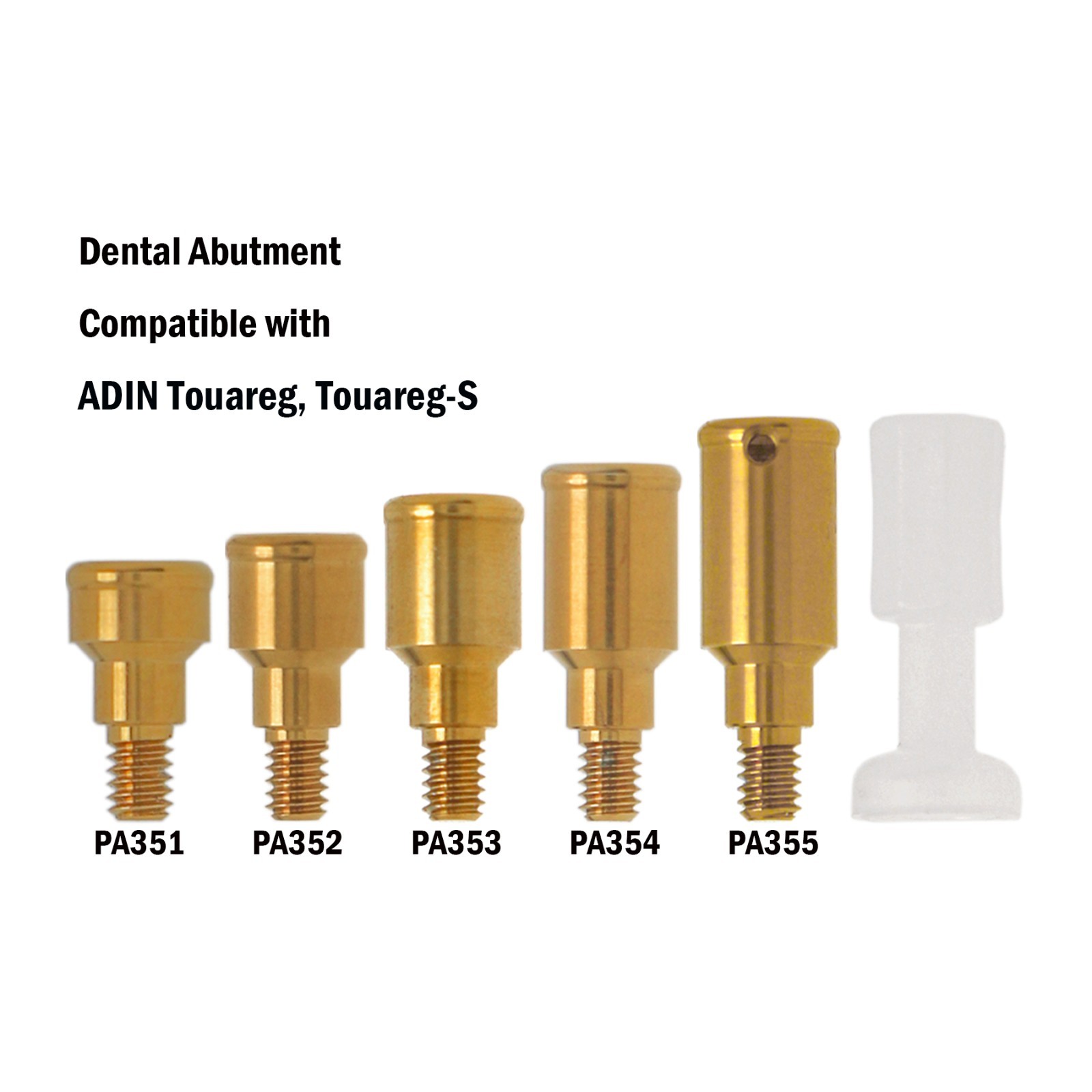 Locator Abutment 1–5mm for Zimmer TSV 3.5/4.5 Compatible MIS Adin Male Caps Tool