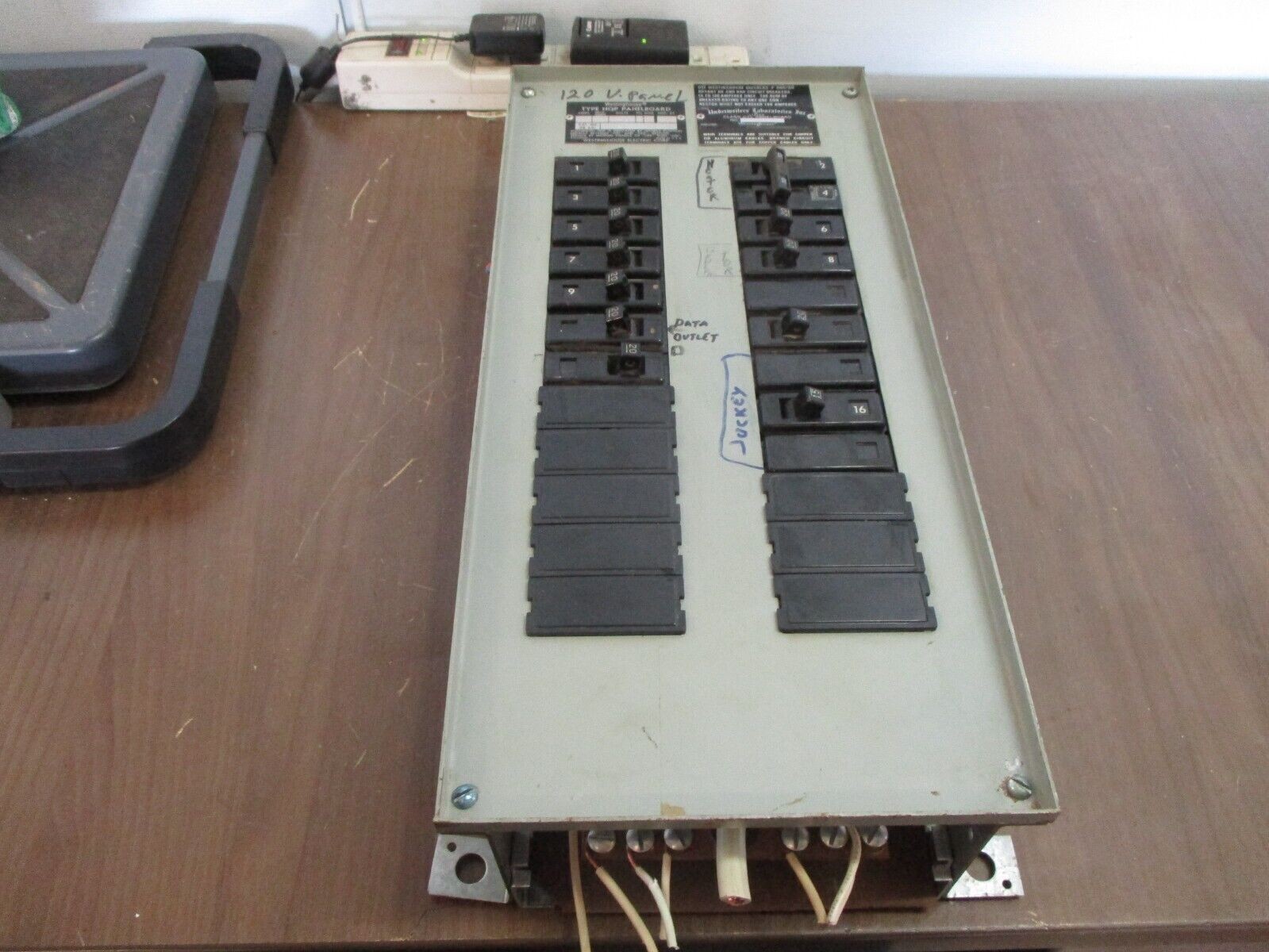 Westinghouse Type NQP Panelboard Interior MP-10045 100A 120/208V 3Ph 4W Used