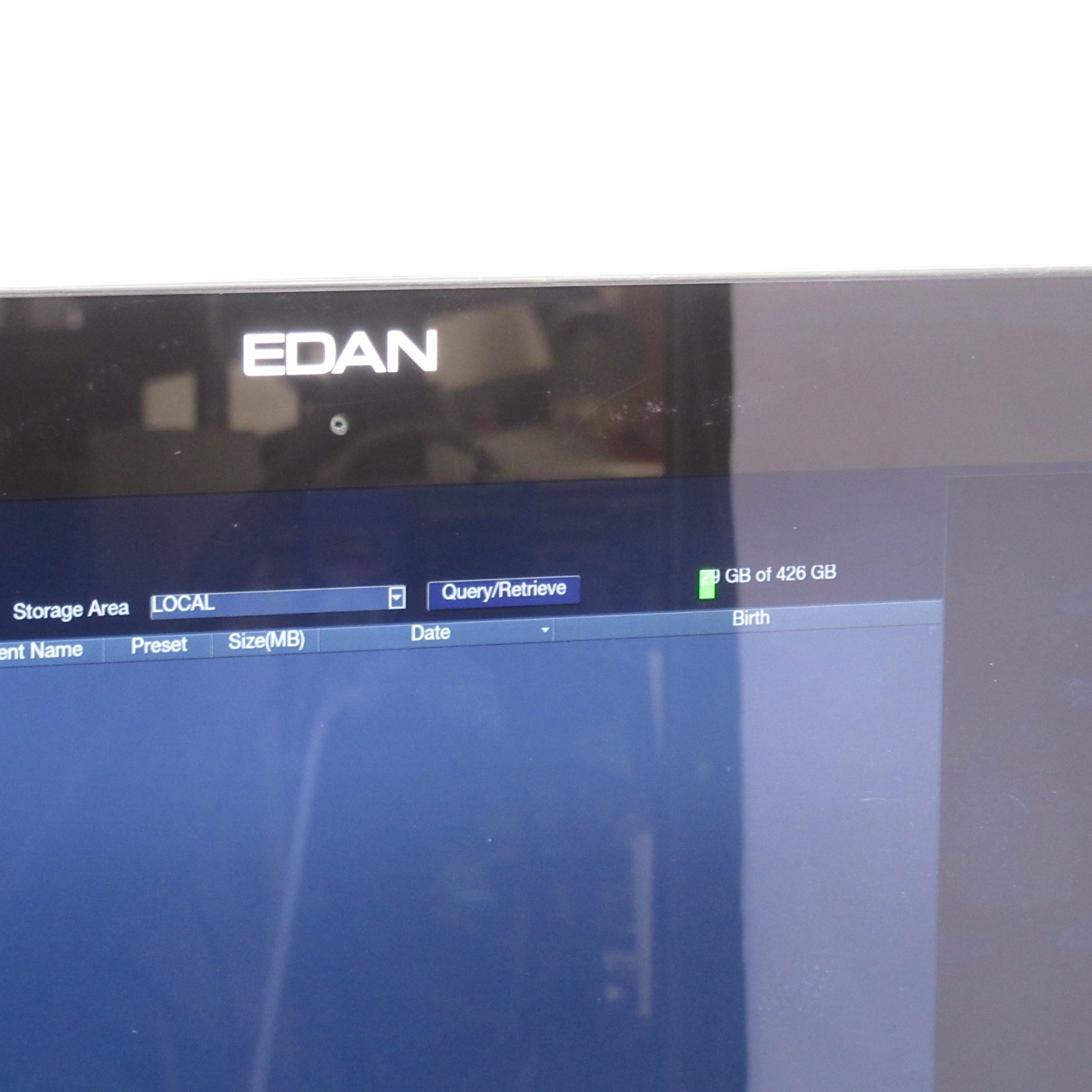 Edan Acclarix AX8 portable ultrasound *PARTS T12-D18