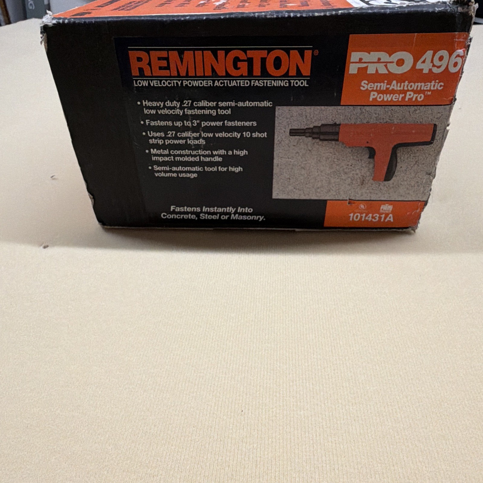 Remington PRO 496 Semi-Auto Low Velocity Powder Actuated Fastening Tool 101431A