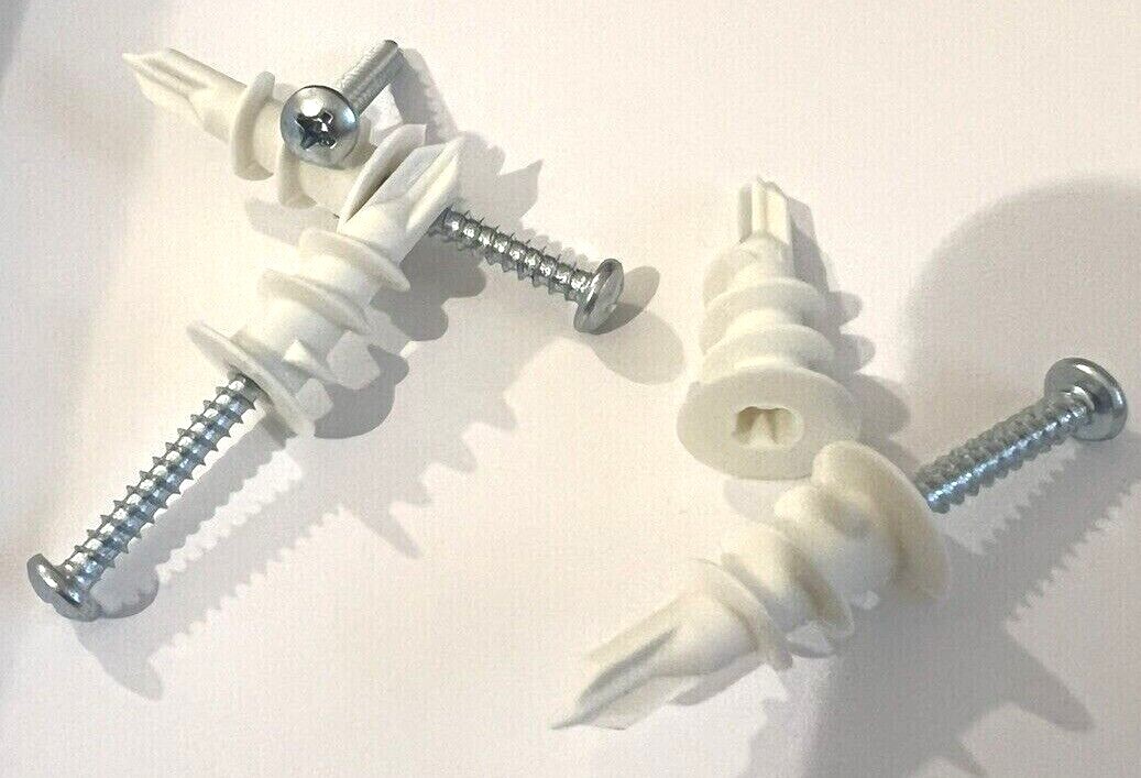Self Drilling E Z Wall Anchors Nylon #8x 1-1/4″ for Drywall, Sheetrock