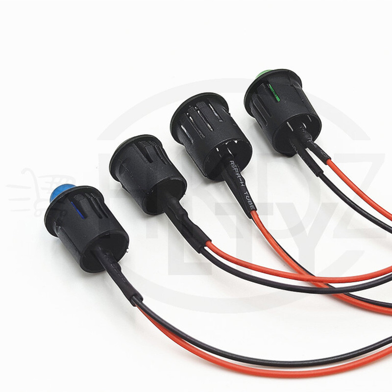 Pre-Wired LEDs 3mm/5mm/8mm/10mm With Holder Wire Light Emitter Pre-Wired Cable