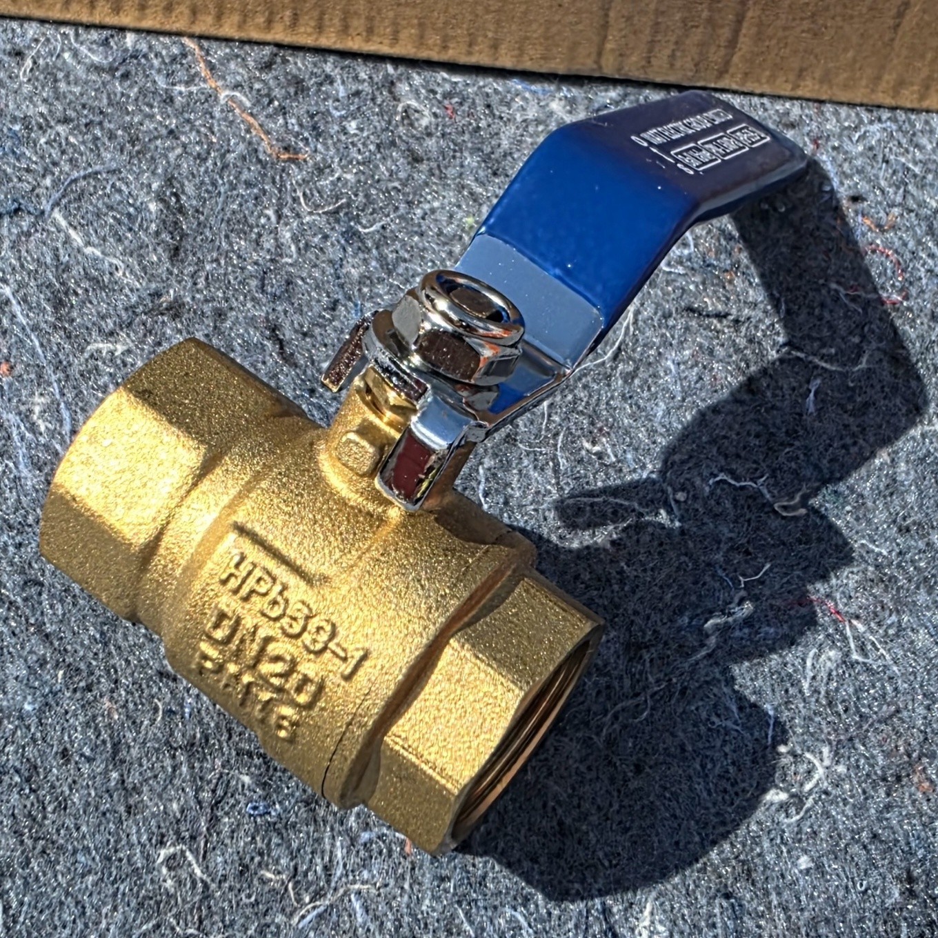 Lot Of 10, Brass Ball Valves, 1″ Female NPT, Full Port HPb59-1 DN29 PN16 Teflon