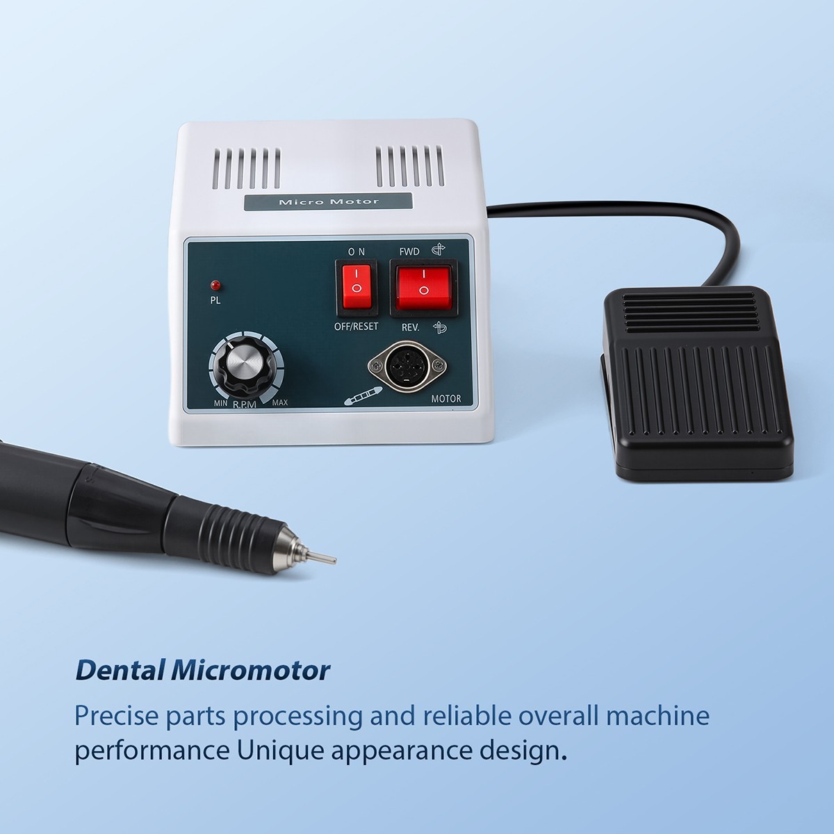 Dental Lab Marathon Electric Micromotor Polishing Unit + 35K rpm Motor Handpiece