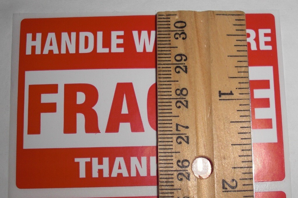 50 Fragile Handle With Care 2×3 Stickers Packaging Safety Mailing Labels -*LOOK*