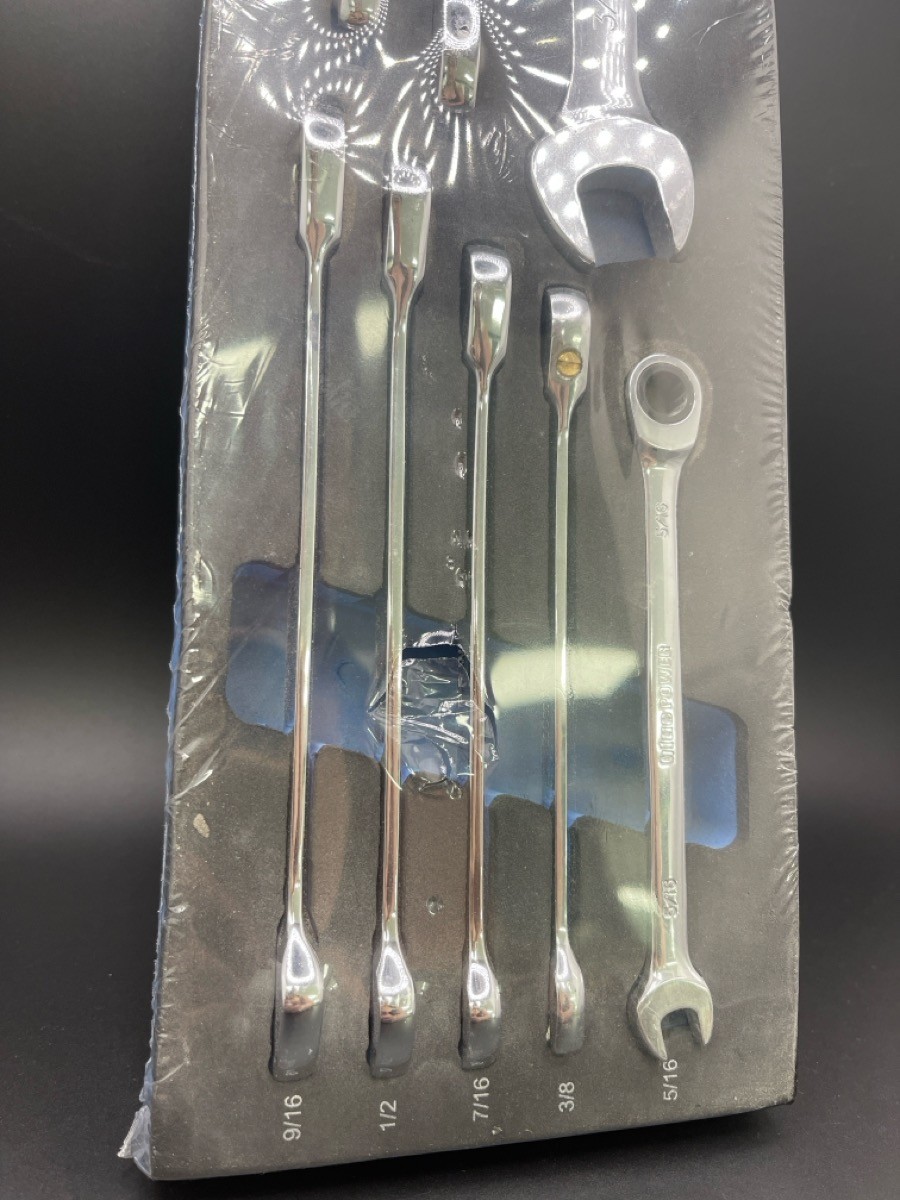 CORNWELL CRW8SB – 8 Piece 120-Tooth SAE Ratcheting Combination Wrenc (J05020525)